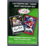2022 Sage ARTISTRY Football EXCLUSIVE Factory Sealed Blaster Box-2 AUTOS