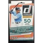 2022 Panini Donruss Baseball Factory Sealed Hanger Box - 50 Cards Per Box